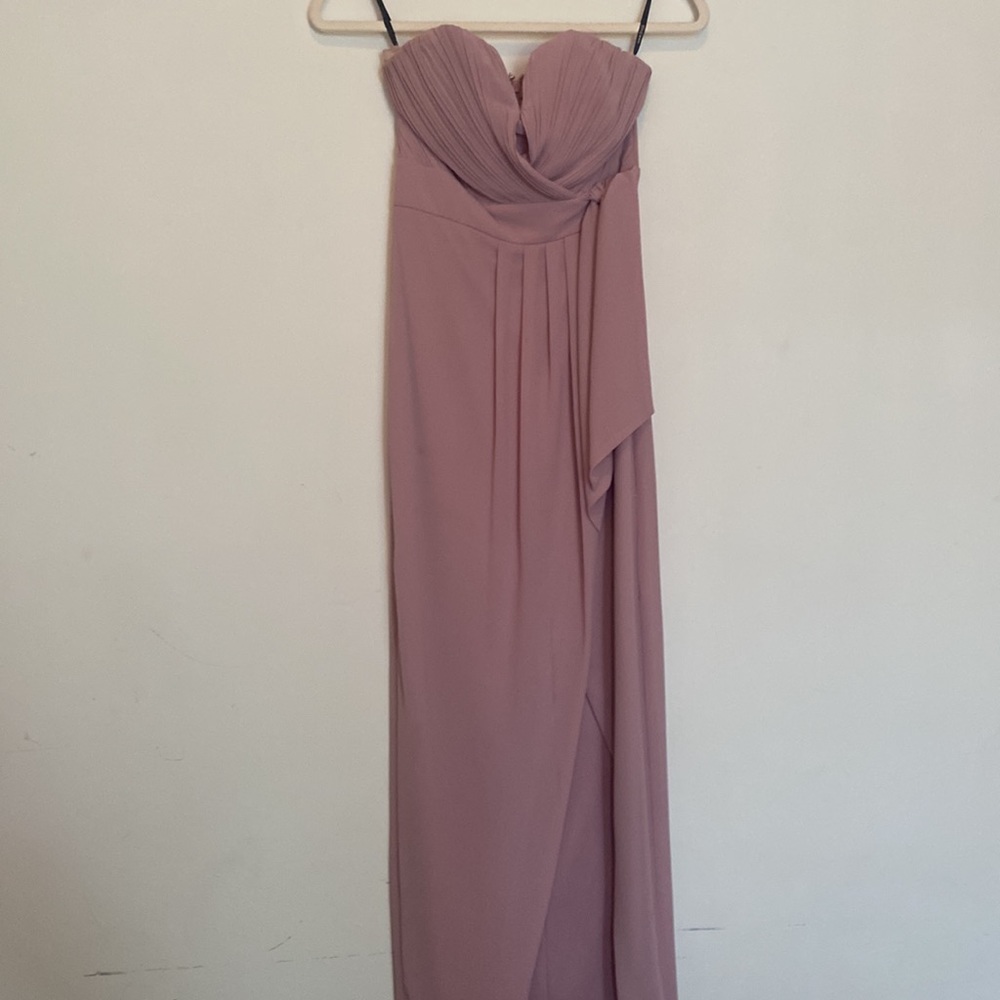 tfnc lavender bridesmaids dress
